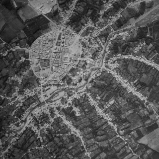 Şekil 2. 1954 Tarihli Aksaray’ın Havadan Görünümü